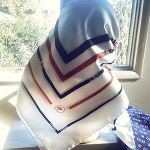 2 Vintage Mobil gas station scarves